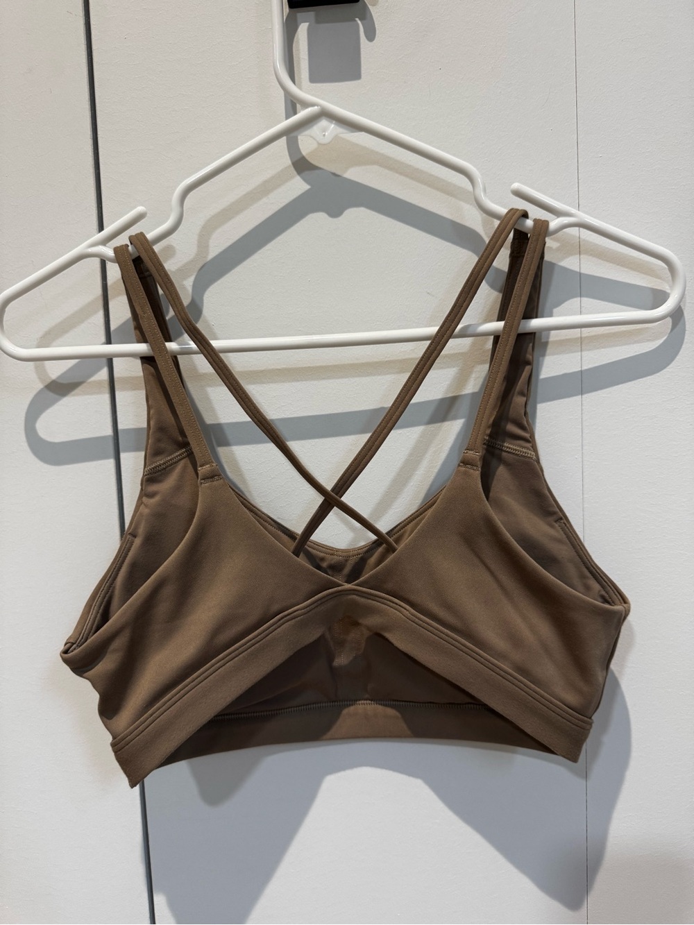 adidas Cross-Back Sports Bra in Brown - Picture 2 of 3
